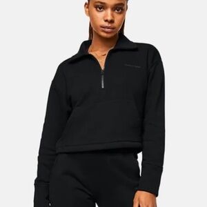 Outdoor Voices Cotton Terry Half Zip Sweatshirt